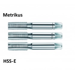Metrikus (normál) Kézi menetfúró klt. HSS-E