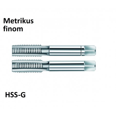 Metrikus (finom) kézi menetfúró klt. HSS-G