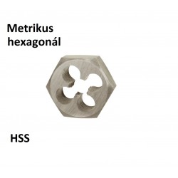 Metrikus (normál) Menetmetsző HSS hatszög befogású DIN382
