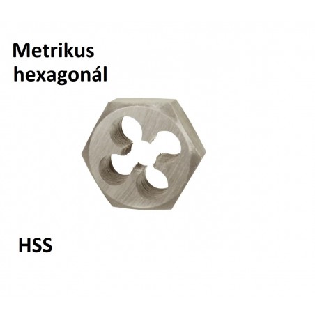 Metrikus (normál) Menetmetsző HSS hatszög befogású DIN382
