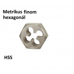 Metrikus Finom Menetmetsző HSS hatszög befogású DIN382