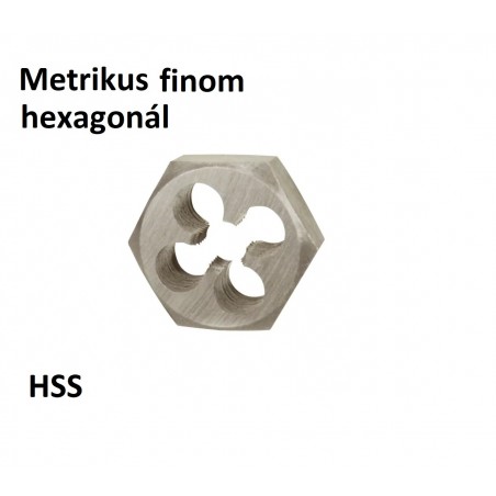 Metrikus Finom Menetmetsző HSS hatszög befogású DIN382