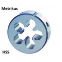 Metrikus (normál) Menetmetsző HSS DIN223